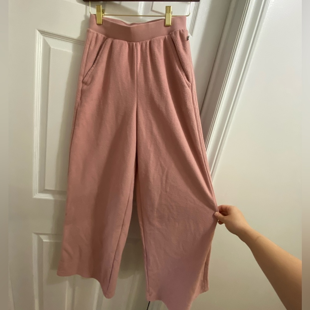 Adidas Dusty Rose Wide Leg Sweatpants